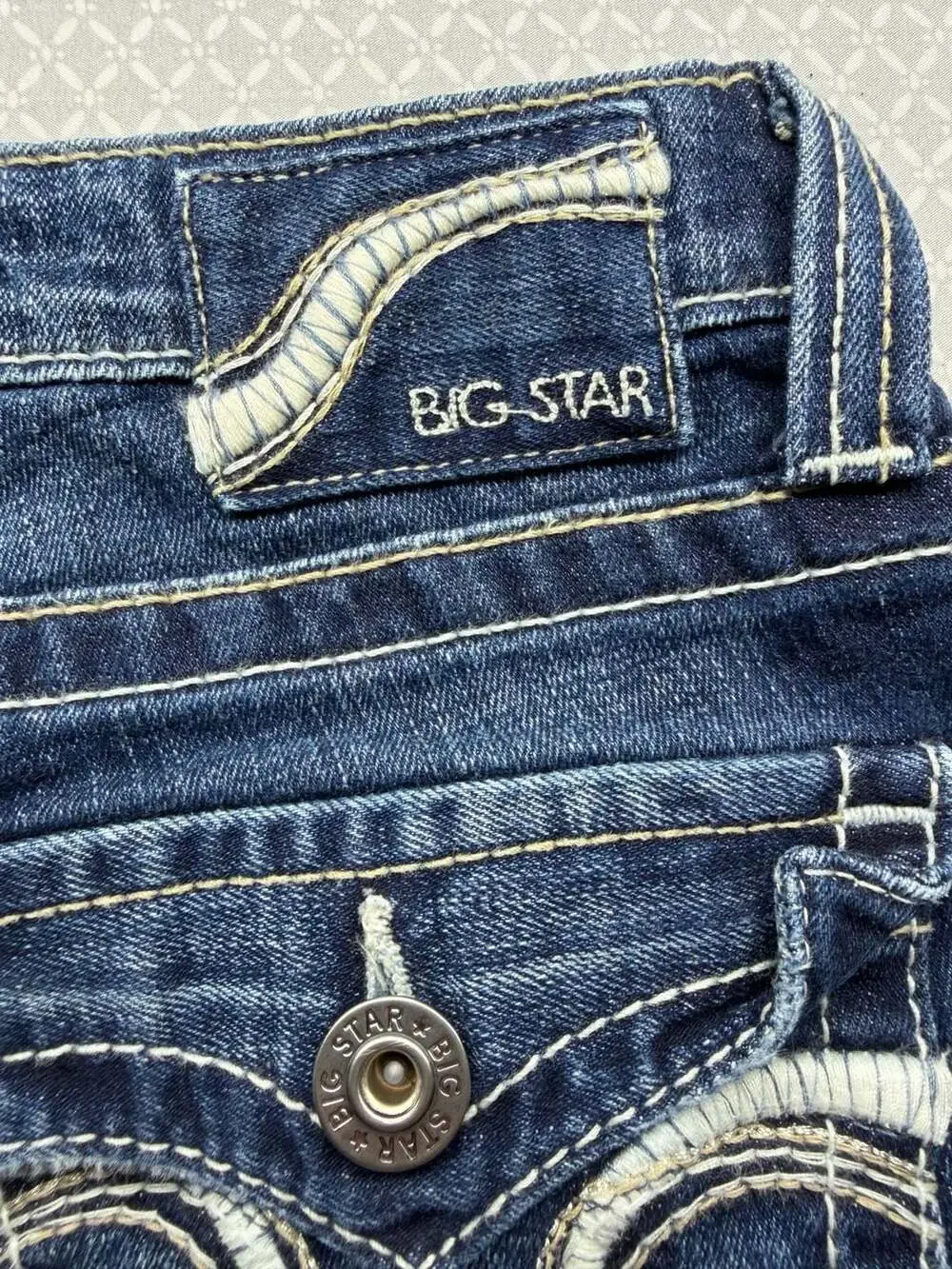 Big Star Remy Low Rise Fit Jeans Size 28R - Picture 12 of 16